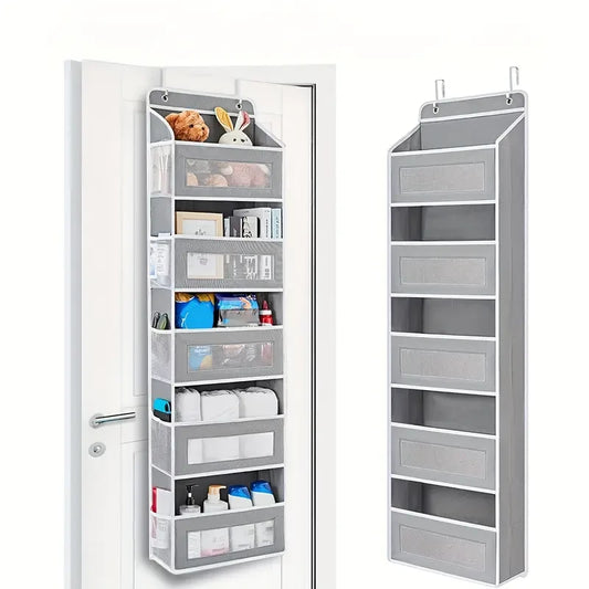 Fabric Over The Door Hanging Organizer