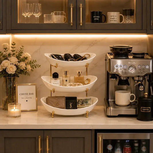 3 Tier Ceramic Fruit Organizer