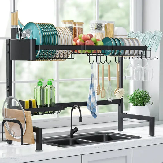 Expandable Over Sink Metal Organizer