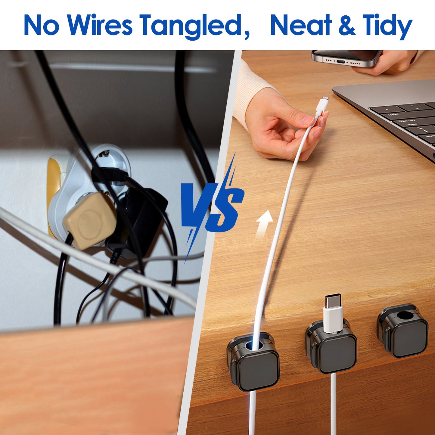 Cable Organizer Clips (6-Pack)